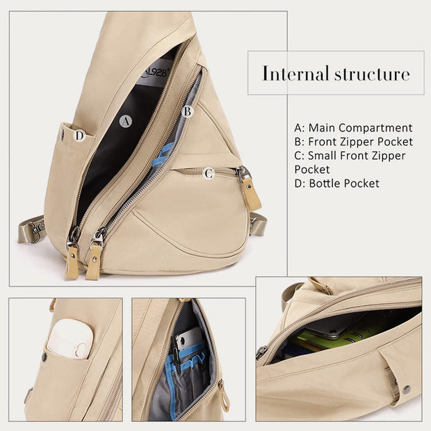 Sling Backpack For Women Men Casual Outing Travel Backpack Daypack