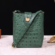 Crossbody Bag For Women Retro Crocodile Pattern Phone Bag
