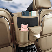 Car Organizer For Seat Back Multifunctional Leather Storage Holder