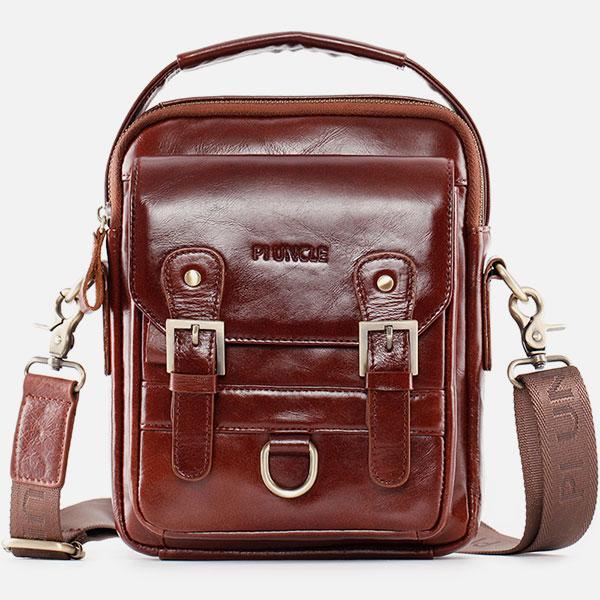 Multifunctional Leather Crossbody Bag