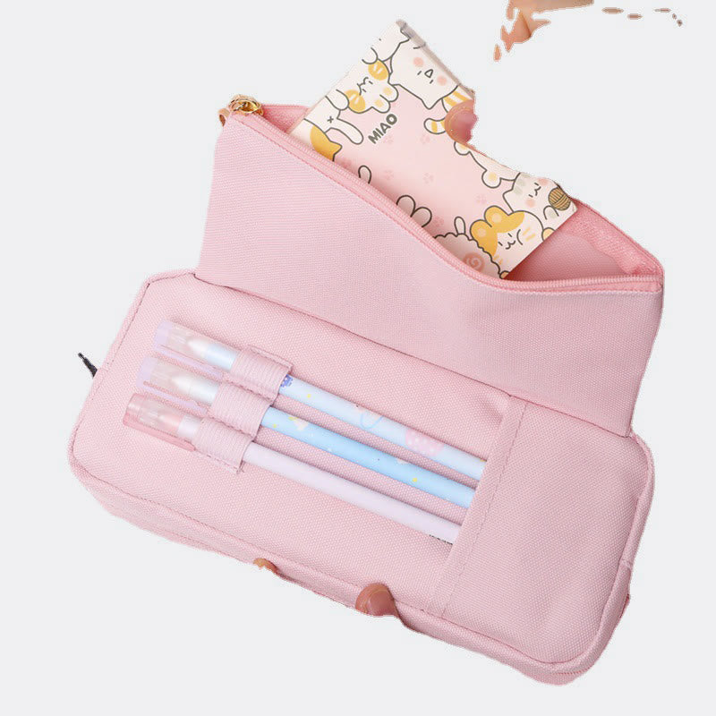 Pencil Case For Study Cute Decompression Multifunctional Large Capacity Case