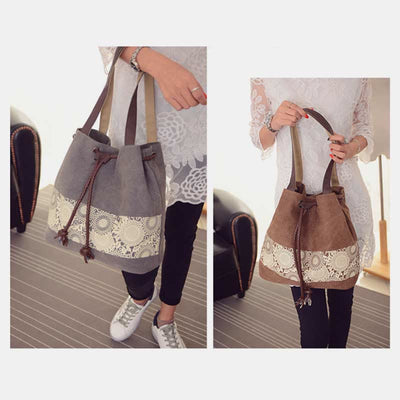 Shoulder Bag for Women Casual Large Capacity Printing Shopping Handbag