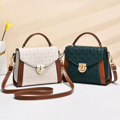 Clamshell Top-Handle Bag Women Classic Color Small Crossbody Bag