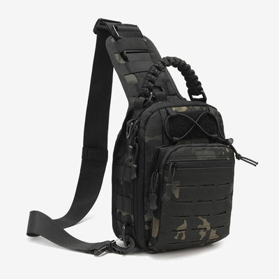 Camo Chest Bag Outdoor Sports Travel Portable Mens Sling Bag