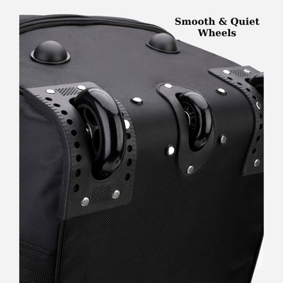 Oxford Pull Rod Luggage Bag For Travel Folding Duffle Bag