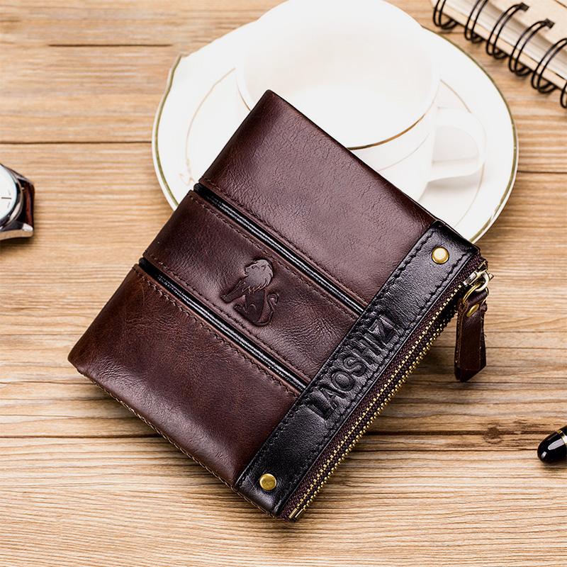 RFID Durable Genuine Leather Wallet