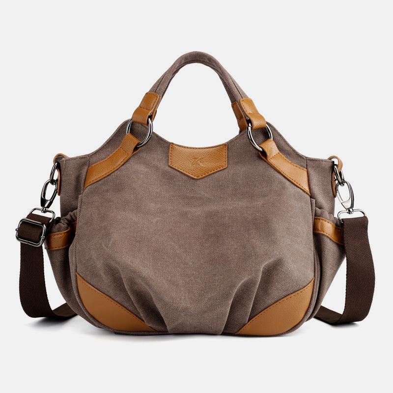 Large Capacity Vintage Shoulder Crossbody Bag