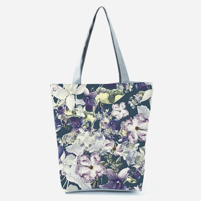 Tote Bag For Women Floral Print Large Capacity Shoulder Bag