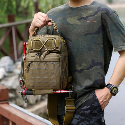 Tatical Chest Bag For Men Outdoor Training Crossbody Sling Bag