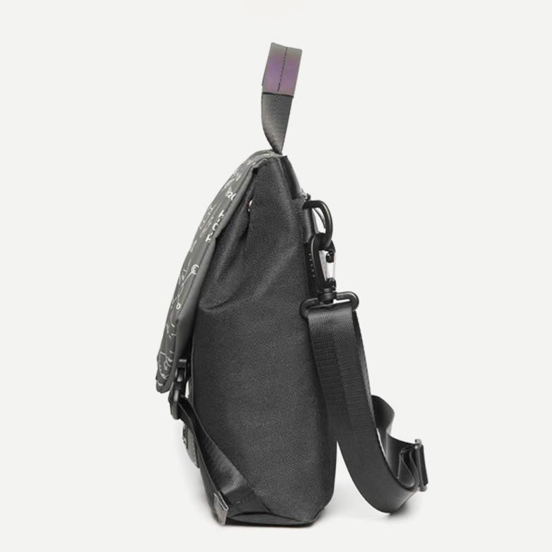 Crossbody Bag for Men Minimalist Oxford Large Capacity Laptop Backpack