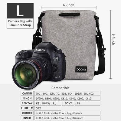 SLR Camera Bag For Travel Waterproof Portable Lens Protective Bag