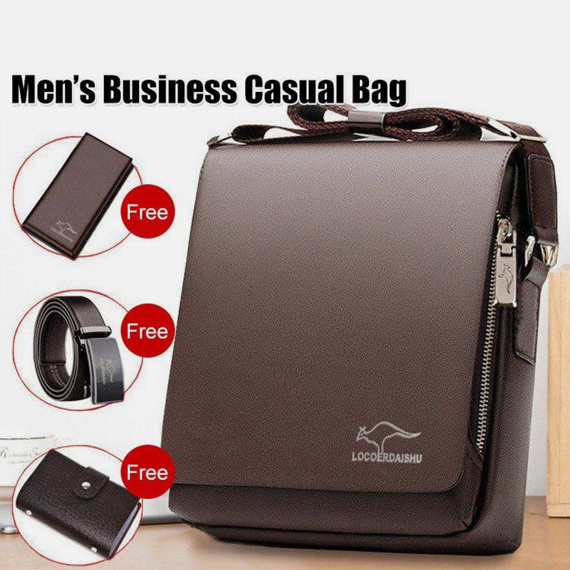 Super Large Capacity Waterproof Business Briefcase Crossbody Bag