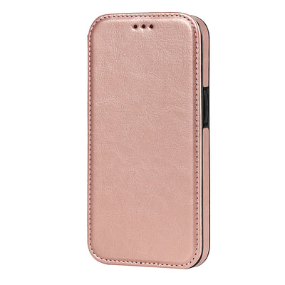 Phone Case for iPhone 14 Clamshell Leather Card Slot Case