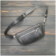 Belt Bag for Women Men Outdoor Double Zipper Waist Bag Chest Bag