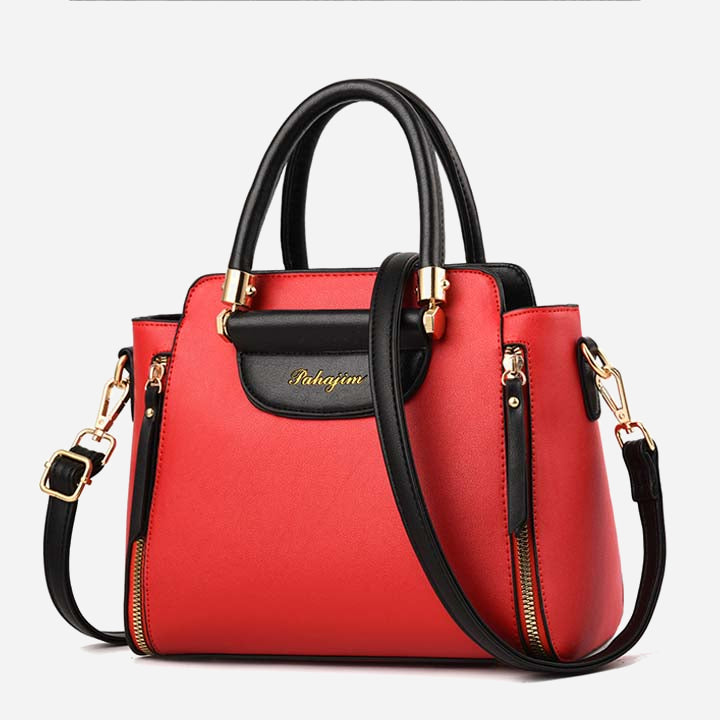 Elegant Top Handle Satchel Crossbody Bag