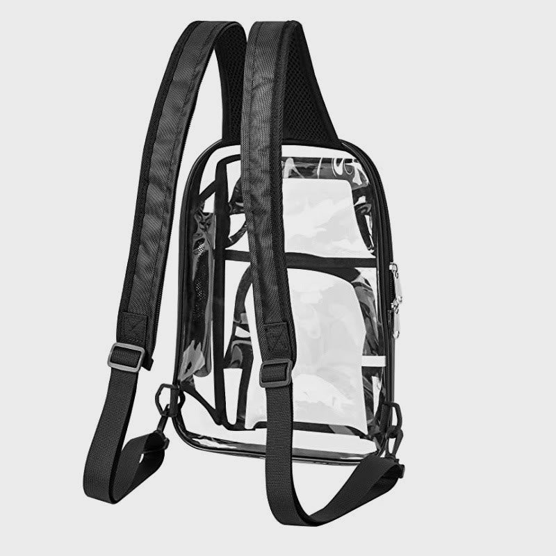 Sling Bag For Outing Sports Multi Function Transparent PVC Daypack