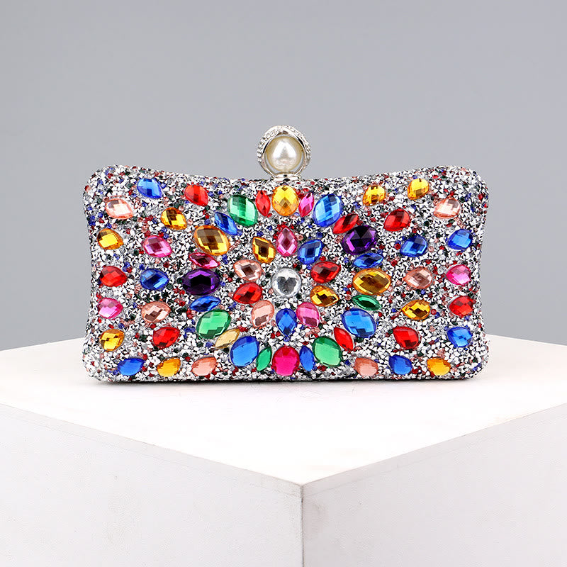 Diamond Encrusted Dinner Bag For Party Fashion Banquet Evening Bag