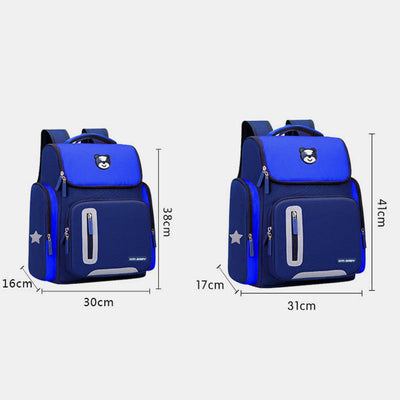 Backpack For Children Load Relief Breathable Reflective Design School Bag