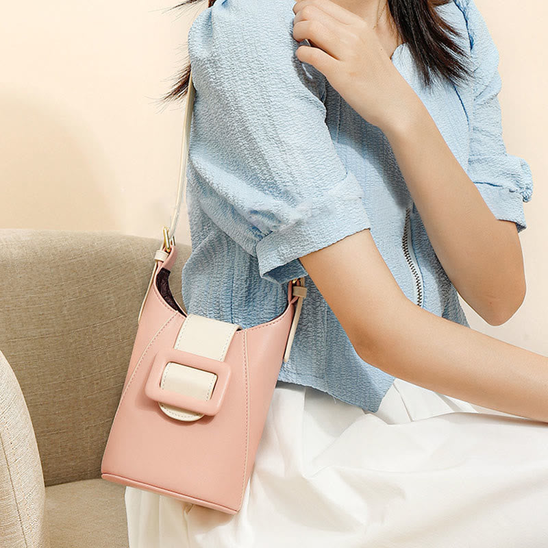 Shoulder Bag For Women Shopping Minimalist Bucket Mini Phone Bag