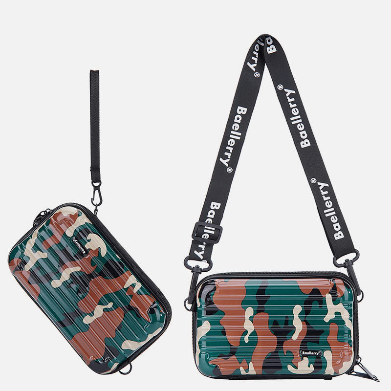 Camouflage Pattern Phone Bag For Outing Crossbody Make Up Bag