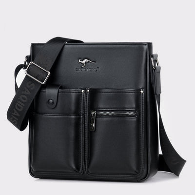 Messenger Bag For Men Large Capacity Leisure Leather Crossbody Bag