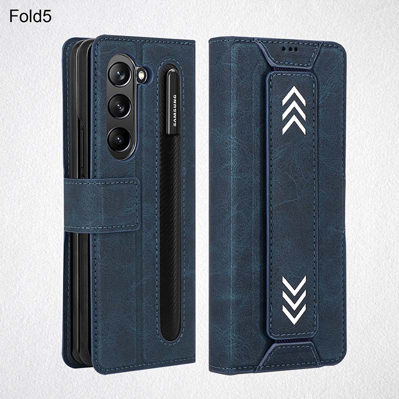 Samsung Fold Series Phone Case Magnetic Stand Foldable Card Case