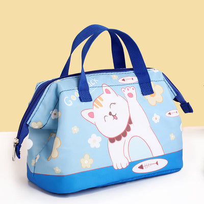 Cartoon Lunch Bag For Students Thickened Aluminum Foil Insulation Handbag