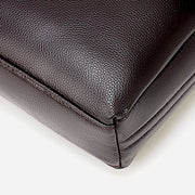 Briefcase for Men Business Computer PU Leather Casual Shoulder Bag