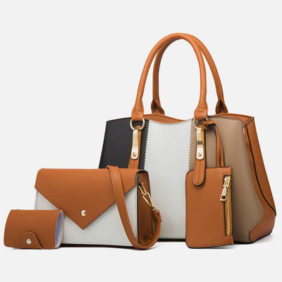 Contrast Color Bag Set For Women Simple Elegant Lady Bag