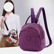 Backpack for Women Mini Canvas Daily Purple Shopping Crossbody Bag