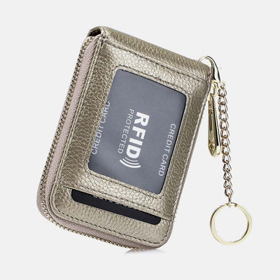 RFID Large Capacity Card Holder With Key Chain