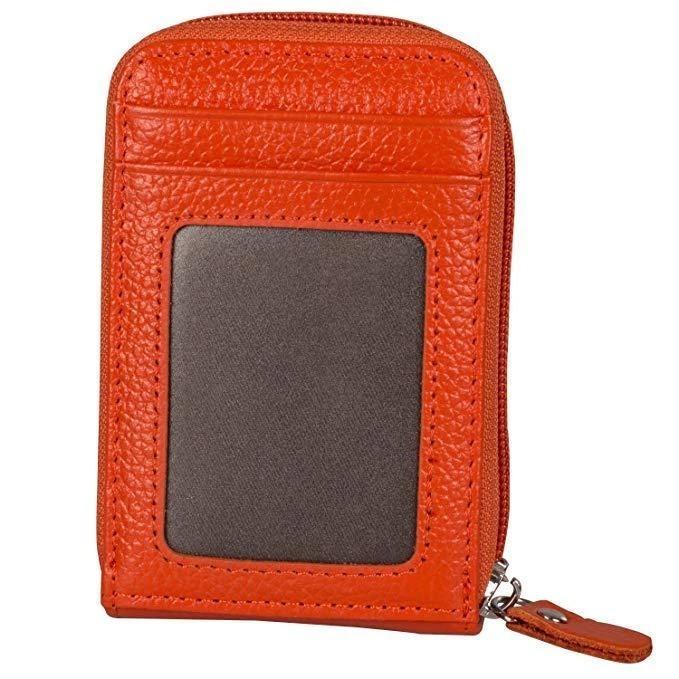 Large Capacity RFID Folding Wallet Card Holder