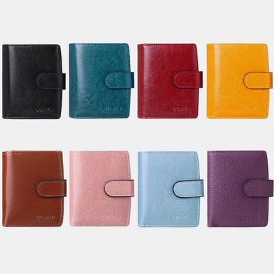 RFID Multi-Slot Elegant Short Wallet