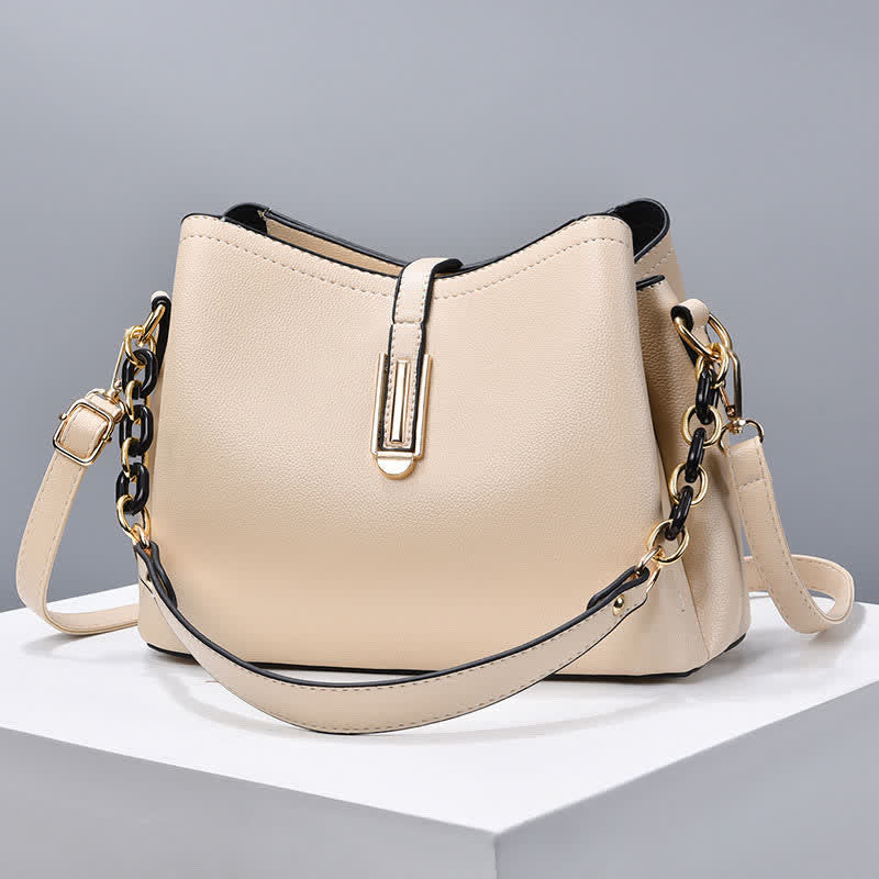 Crossbody Bag for Women Elegant PU Large Capacity Handbag