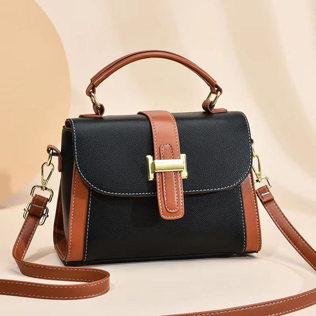 Bright Color Crossbody Bag For Women Dating Leather Purse