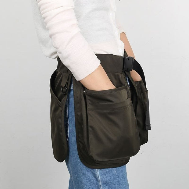 Retro Waist Bag for Women Men Functional Tool Waist Bag Apron