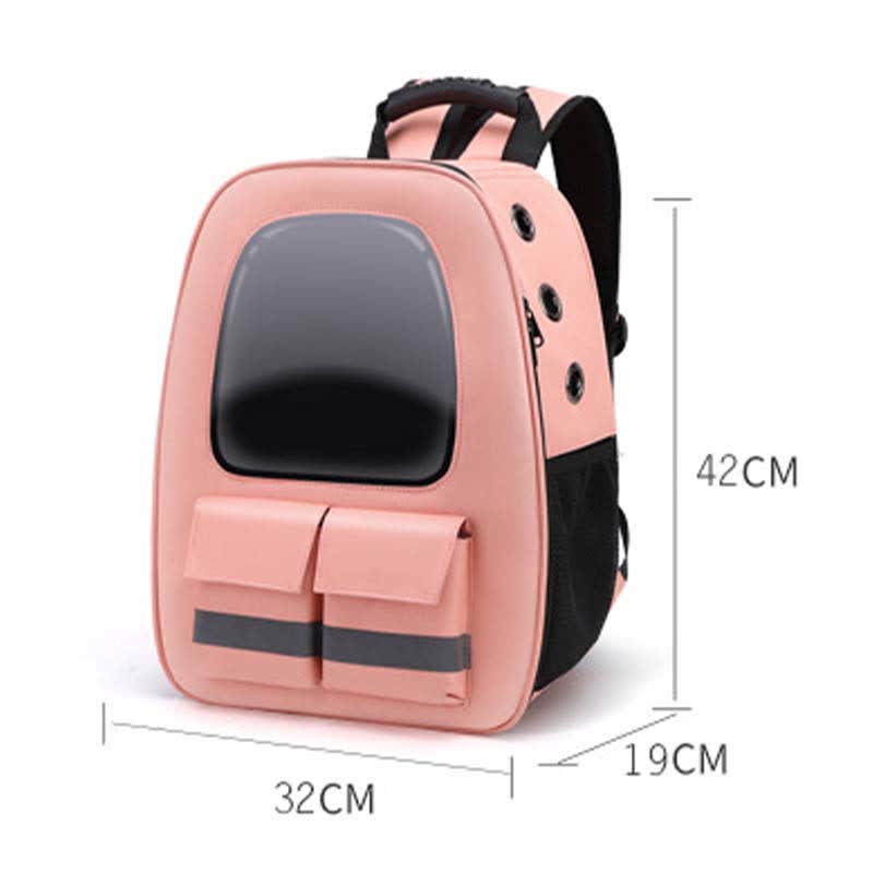 Pet Backpack Carrier for Cats Puppies Ventilated Cat Carrier with Pockets