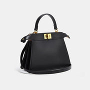 Top-Handle Bag For Women Stylish Solid Color Handbag Crossbody Bag