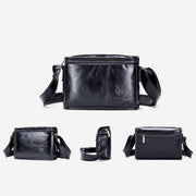 Limited Stock: Genuine Leather Waterproof Crossbody Messenger Bag