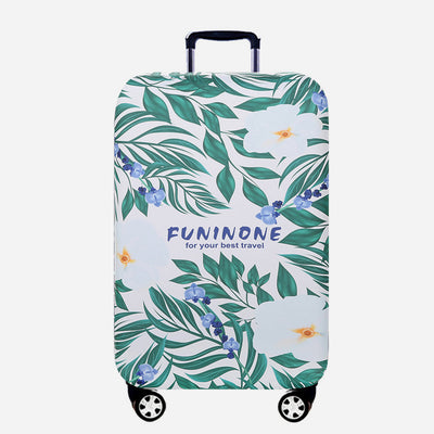 Elastic Polyester Luggage Cover Thicken Floral Protective Cover For Travel