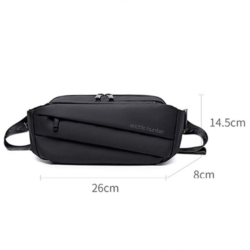 Lightweight Chest Bag for Men Multipurpose Waterproof Casual Crossbody Daypack