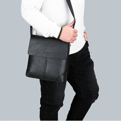 Messenger Bag For Men Business Gentlemen Style Crossbody Bag