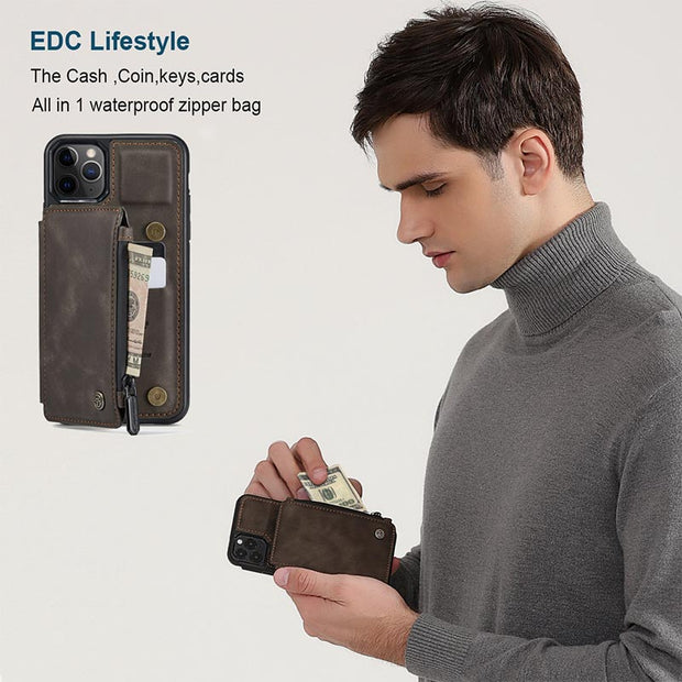 FREE TODAY: 2 IN 1 Anti-theft RFID Phone Bag Wallet Smartphone Case Compatible with iPhone & Samsung
