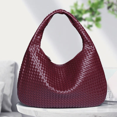 Crescent Underarm Bag For Women Woven Minimalist Shoulder Bag