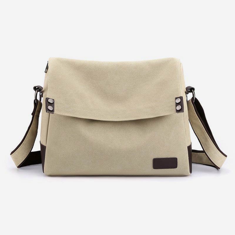 Casual Large Capacity Canvas Messenger Bag