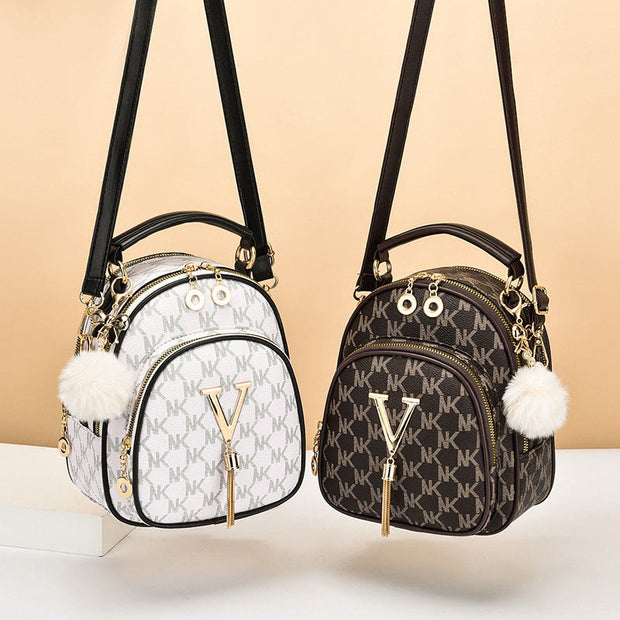 Top-Handle Bag For Women Shopping Crossbody Multi-Functional Travel Backpack