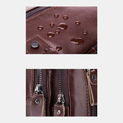 Genuine Leather Large Capacity Anti-theft Sling Bag