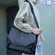 Crossbody Bag for Men Minimalist Oxford Large Capacity Laptop Backpack