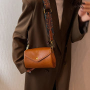 Retro Crossbody Bag for Women PU Leather Shoulder Bag Satchel Purses