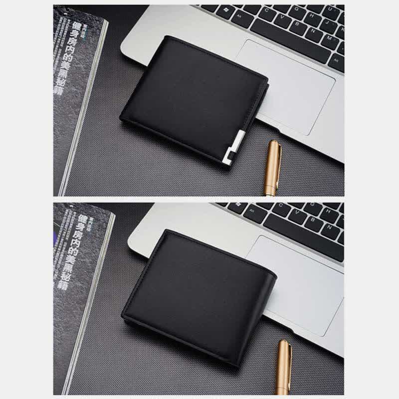 Minimalist Bifold Wallet for Men Business Slim Front Pocket Wallet